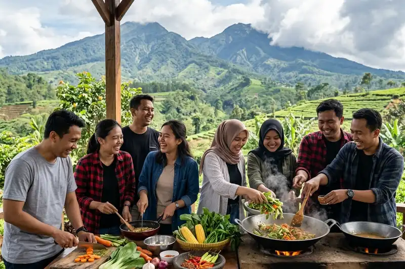 Outbound Kuliner Kolaboratif di Batu Malang untuk Tim