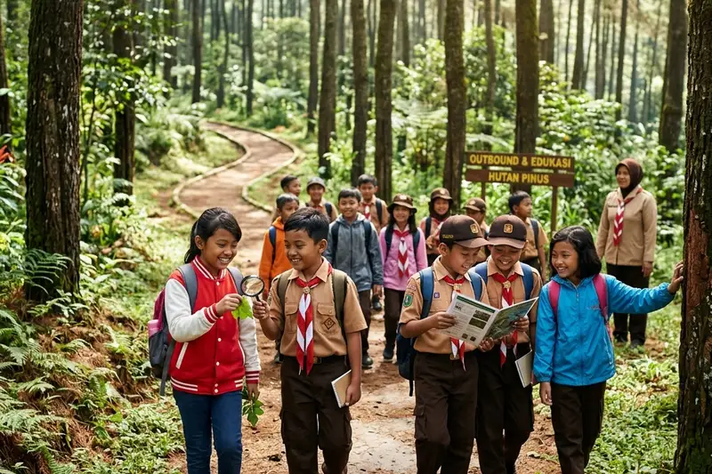 Outbound Sekolah Edukatif yang Terhubung Kurikulum