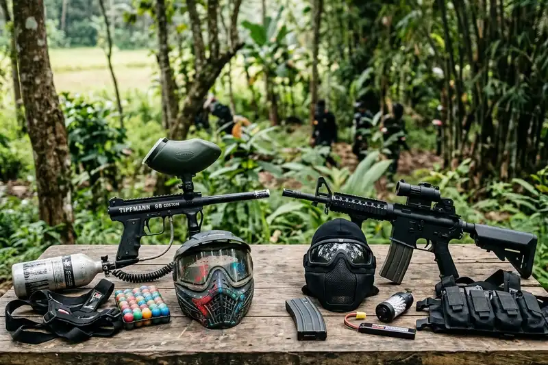 Perbandingan Paintball dan Airsoft Gun Secara Lengkap