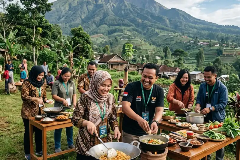 Team Building Anti-Mainstream di Batu Malang